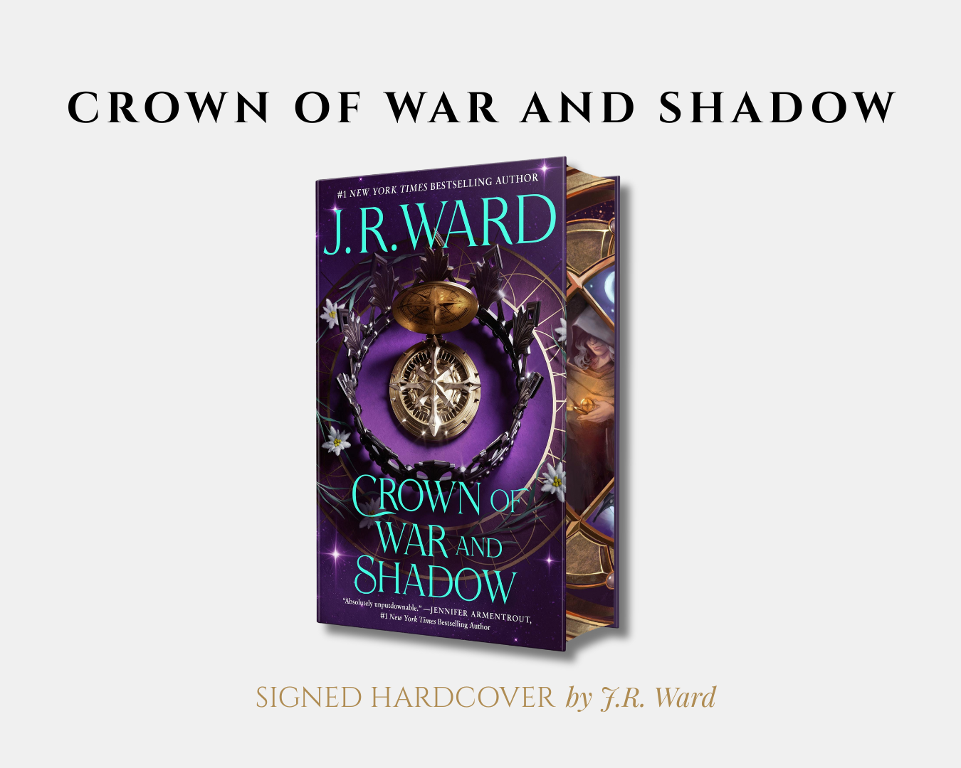 "Crown of War and Shadow" Signed Hardcover by J.R. Ward