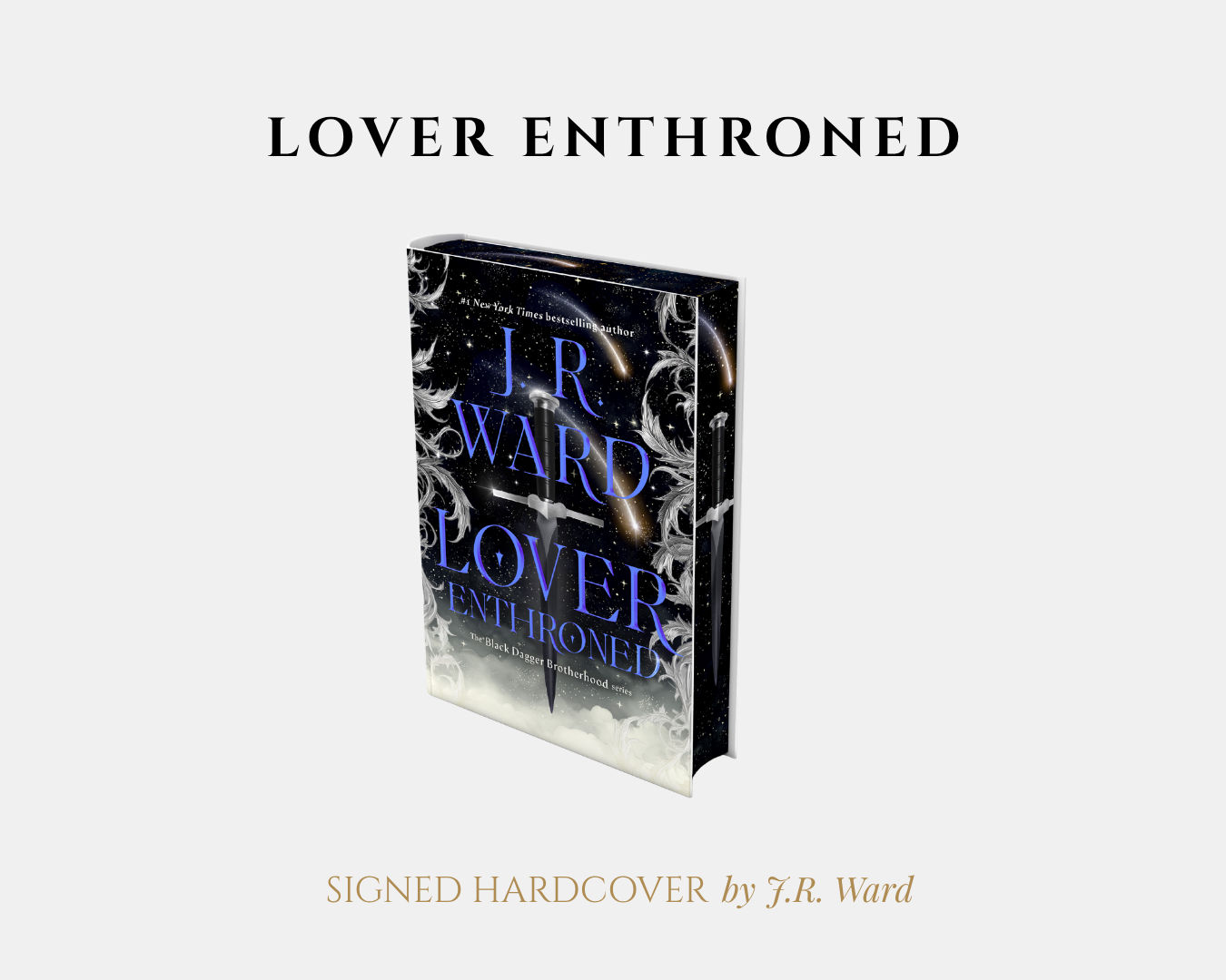 "LOVER ENTHRONED" Personalized Hardcover by J.R. Ward - Pre-Order